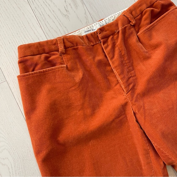 Vintage Designer Romeo Gigli Corduroy Straight Leg Button Fly Trouser Pants - Picture 4 of 15